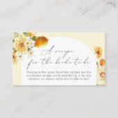 花嫁がエンクロージャカードになるレモンレシピ エンクロージャーカード (正面)