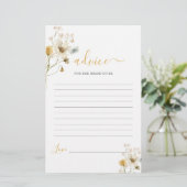 花嫁がカードになるワイルドフラワー春アドバイス (スタンド正面)