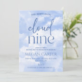 花嫁がクラウドナインのバチェロレッテ週末パーティー 招待状 (スタンド正面)