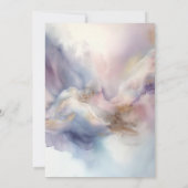 花嫁がクラウドナインのバチェロレッテ週末パーティー 招待状 (裏面)