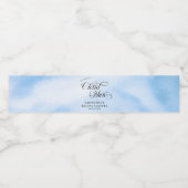 花嫁がクラウドナインブライダルシャワーへようこそ ペットボトルラベル (シングルラベル)