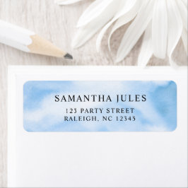 花嫁がクラウドナインブライダルシャワー ラベル