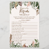 花嫁がゲームのウットンフライヤーаを着て離れいること (正面)