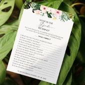 花嫁がゲームのトロピカルカードを着ているとは 招待状