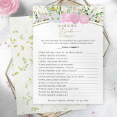 花嫁がゲームのワイルドフラワーカードを着ているとは 招待状