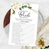 花嫁がゲームの緑を着ているのは チラシ