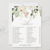 花嫁がシャワー最高ののゲームをするとは誰も知らない 招待状 (正面)