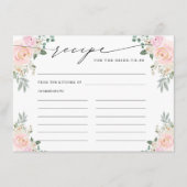 花嫁がシャンパンになるレシピフローラ エンクロージャーカード (正面)