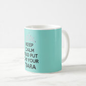 花嫁がティ保アラのブライダルシャワーパーティー コーヒーマグカップ (正面右)