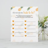 花嫁がパイナップルのシャワーゲームをするのは何歳だった (スタンド正面)