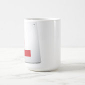 花嫁がパーティーナイト結婚の贈り物 コーヒーマグカップ (中央)