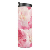 花嫁がピンク牡丹になるフローラ タンブラー (回転右)