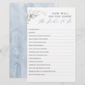 花嫁がブライダルシャワー (正面/裏面)