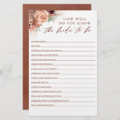 花嫁がブライダルシャワー (正面/裏面)