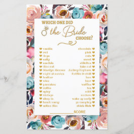 花嫁がブライダルシャワー・ゲームを選んだ