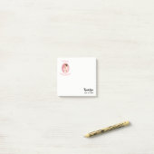 花嫁がベールに包まれブーケブライダルシャワー 感謝してい ポストイット (デスク上)