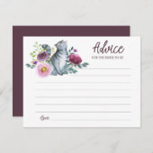 花嫁がメイドのアドバイスカードを取得する アドバイスカード (正面/裏面)