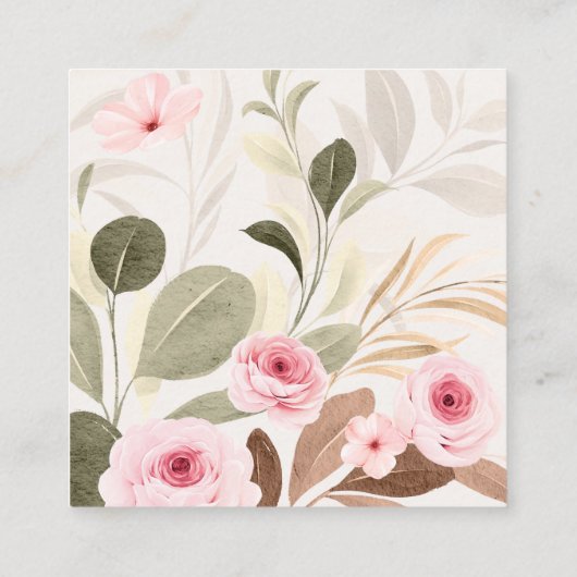 花嫁がレシピになるブライダルシャワー エンクロージャーカード (裏面)