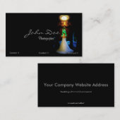 花嫁が付いている結婚式のカメラマンの名刺 名刺 (正面/裏面)