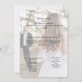 花嫁が夫の結婚式へ辿り着く セーブザデート (裏面)