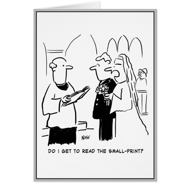 花嫁が小さなプリント漫画をチェックしたい (正面)