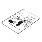 花嫁が小さなプリント漫画をチェックしたい ノートブック (左側)