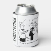 花嫁が小さなプリント漫画をチェックしたい 缶クーラー (缶正面)