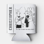 花嫁が小さなプリント漫画をチェックしたい 缶クーラー (裏面)