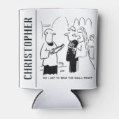 花嫁が小さなプリント漫画をチェックしたい 缶クーラー (正面)