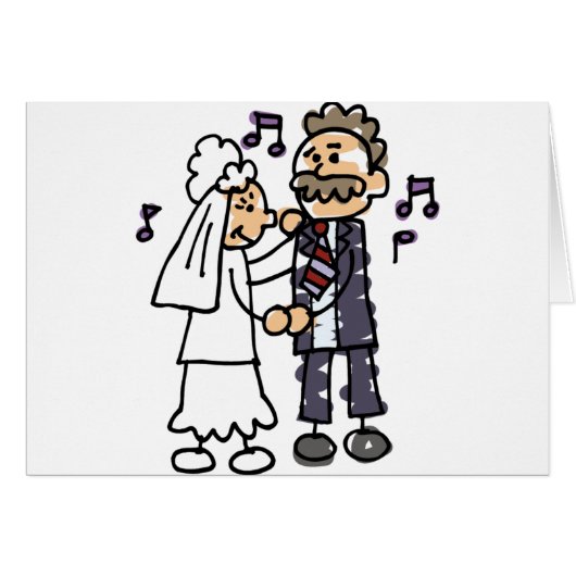 花嫁が神父の娘の踊結婚りで踊る (正面横)