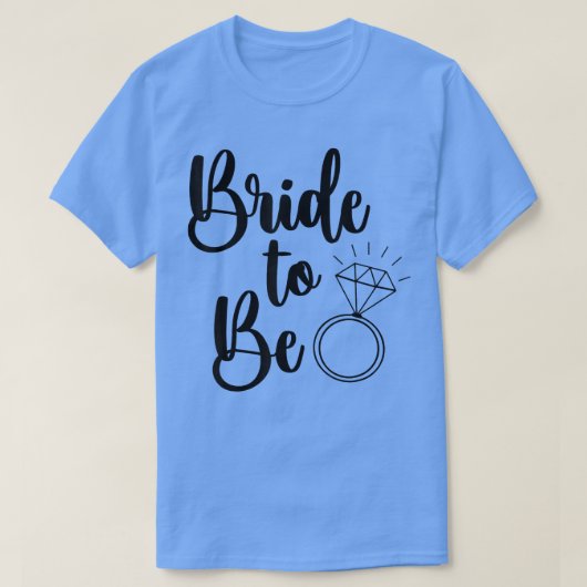 花嫁が結婚リングや輪の未来の夫人 Tシャツ (デザイン正面)