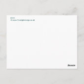 花嫁が美しい ポストカード (裏面)