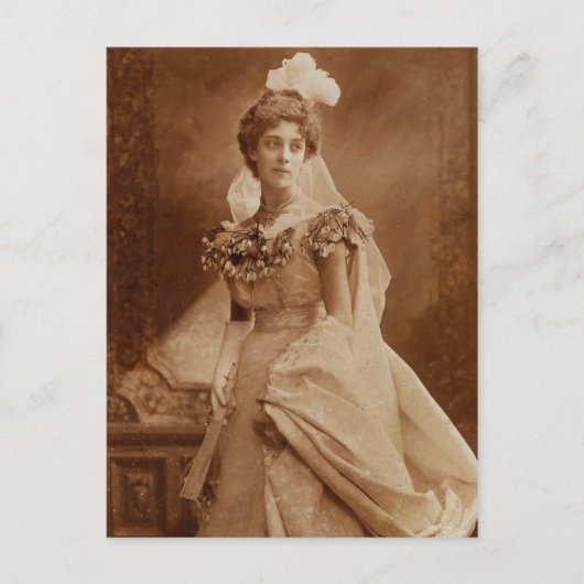 花嫁が美しい ポストカード (正面)