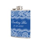 花嫁が自分の思いのままに飾る青いもの フラスク (左)