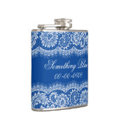 花嫁が自分の思いのままに飾る青いもの フラスク (右)