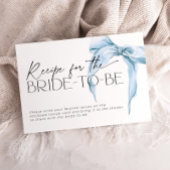 花嫁が要求するダスティブルーボウのレシピ エンクロージャーカード