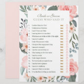 花嫁が選ぶ ハンサムなローズ&セージの花のゲーム (正面/裏面)