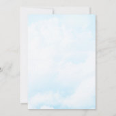 花嫁が雲の上におりてラストパーティーのお誘い 招待状 (裏面)