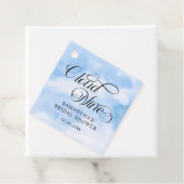 花嫁が雲の上におりる ブライダルシャワーのご案内 フェイバータグ (インサイチュ)