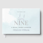 花嫁が雲の上におりる ブライダルシャワー ゲストブック (正面)