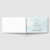 花嫁が雲の上におりる ブライダルシャワー ゲストブック (全面)