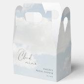 花嫁が雲の上 ウェディングシャワーのお祝い フェイバーボックス (オープン)