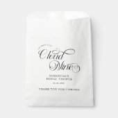花嫁が雲の上 ウェディングシャワーのご案内 フェイバーバッグ (正面)