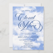 花嫁が雲九ブライダルシャワー 招待状 (正面)