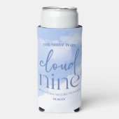 花嫁が雲九色のバチェロレッテ スリム缶クーラー (Seltzer正面)