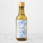 花嫁が雲九青ブライダルシャワー ワインラベル (正面)