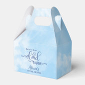 花嫁が雲9に乗っている フェイバーボックス (裏面サイド)