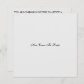 花嫁ここ来ザ花嫁シャワーパーティー 招待状 (正面/裏面)