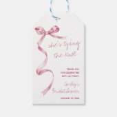 花嫁さんが結婚するよ！モダンな結婚前お茶会 ギフトタグ (正面)