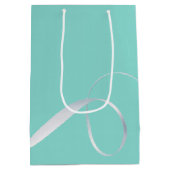 花嫁とお祝いシャワーパーティー ミディアムペーパーバッグ (裏面)